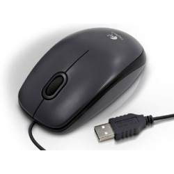 MOUSE LOGITECH M100 BLACK USB